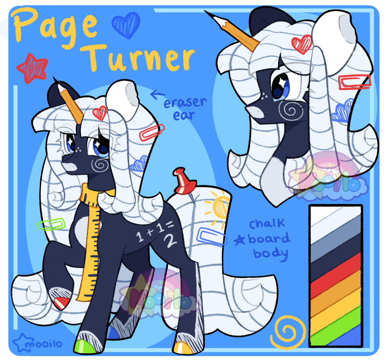 Pony Ref Sheet - Inquire for price! Customizable
